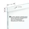 Azar Displays Clear Acrylic Wall Hanging Frame 11'' Wide x 17'' High- Vertical/Portrait, 2PK 162708-2PK - alternate 3